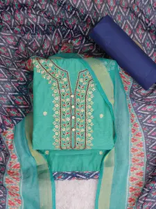 TAVAS Embroidered Unstitched Dress Material