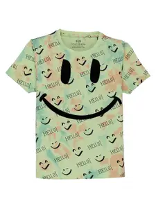 Status Quo Boys Printed Pure Cotton T-shirt