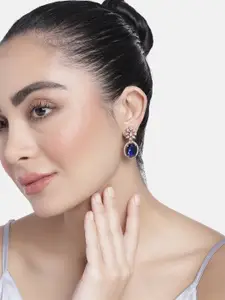 Estele Oval Drop Earrings