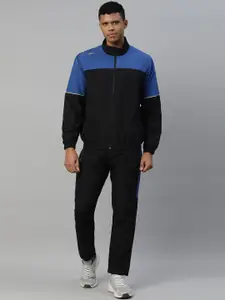 DIDA Men Colourblocked Comfort Fit Training Or Gym Tracksuit