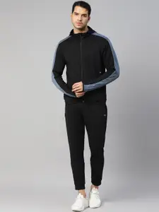 DIDA Men Ultimate Vibrant Colorblock Dry-Fit Activewear Sports Gym Hood Track Suit