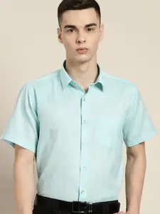 Hancock Standard Slim Fit Wrinkle Resistant Chambray Formal Shirt