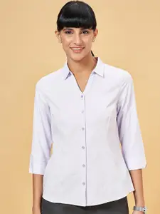 Annabelle by Pantaloons Spread Collar Formal Shirt