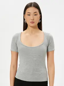 Koton Scoop Neck Short Sleeves T-shirt