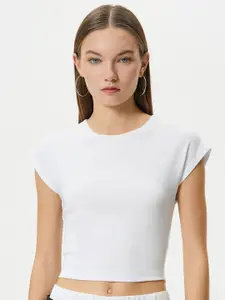 Koton Extended Sleeve Crop T-shirt