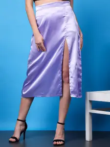 Cation High-Rise Midi Straight Skirt