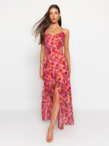 Trendyol Floral Print Maxi Dress
