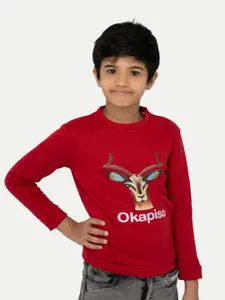 BAESD Boys Typography Printed Pullover Cotton Sweatshirt