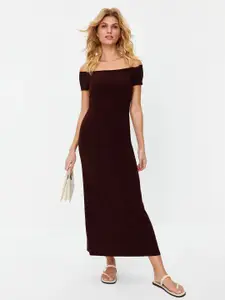Trendyol Off-Shoulder Maxi Dress