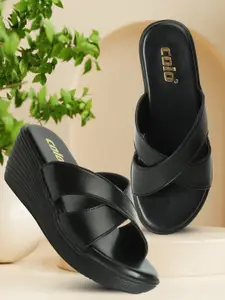 Colo Open Toe Wedge Heels