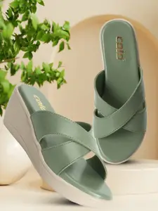 Colo Open Toe Wedge Heels