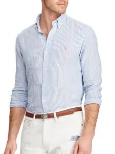 Polo Ralph Lauren Classic Fit Striped Button-Down Collar Cotton Formal Shirt