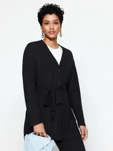 Trendyol Striped Longline Casual Shirt