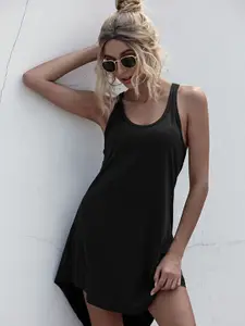 StyleCast Black A-Line Mini Dress