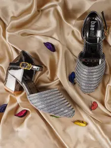 BAESD Girls Embellished Block Heels