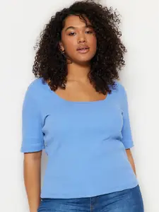 Trendyol Round Neck Pure Cotton T-shirt