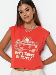 Trendyol Graphic Printed Cotton T-shirt