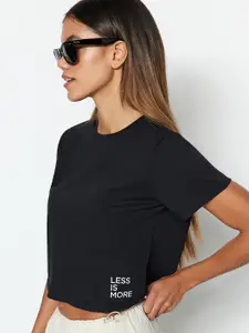 Trendyol Round Neck Cotton T-shirt