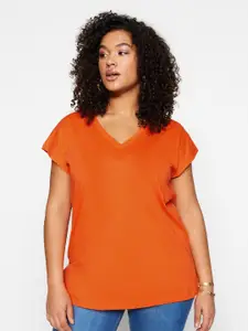 Trendyol V-Neck Cotton T-shirt