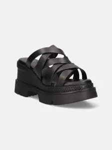 BAGATT Trish Textured Strappy Platform Heels