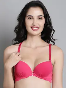 MAKCLAN Medium Coverage Lightly Padded Push-Up Bra With All Day Comfort & Anti Odour
