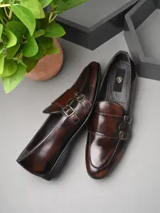 House of Pataudi Men Formal Monks Shoes