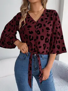 StyleCast Women Opaque Printed Casual Shirt