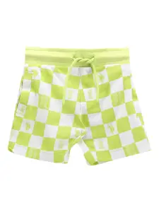 U.S. Polo Assn. Kids Boys Checked Pure Cotton Shorts
