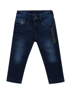 U.S. Polo Assn. Kids Boys Classic Slim Fit Light Fade Stretchable Jeans