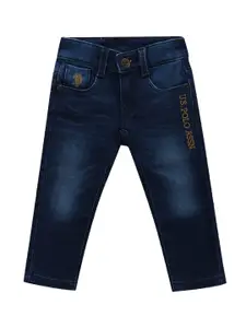 U.S. Polo Assn. Kids Boys Classic Slim Fit Light Fade Stretchable Jeans