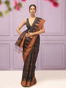 Indethnic Zari Jamdani Saree