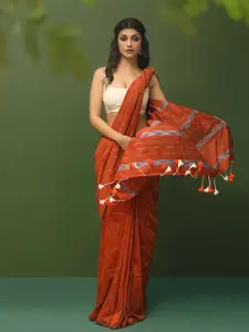 Indethnic Striped Saree