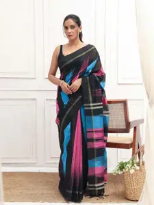 Indethnic Woven Design Pure Cotton Saree