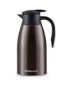 Freelance Brown Stainless Steel Double Wall Vacuum Water Bottle 2 L