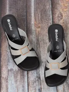 Inblu Open Toe Block Heels