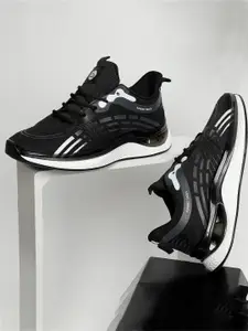 OZZOH Men Textured Lightweight Running Shoes