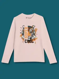 Huetrap Boys Graphic Printed Pure Cotton T-shirt