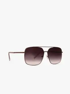French Connection Men Square Sunglasses with UV Protected Lens FC 7575 C1 S