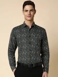 Allen Solly Slim Fit Micro Ditsy Printed Pure Cotton Formal Shirt
