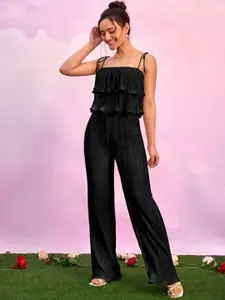 KALINI Women Ruffle Detailed Top With Trouser