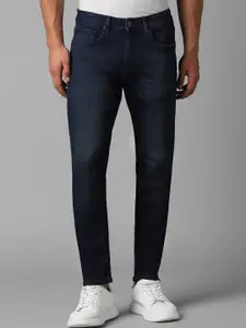 Louis Philippe Jeans Men Mid-Rise Slim Fit Light Fade Pure Cotton Jeans