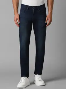 Louis Philippe Jeans Men Mid-Rise Slim Fit Light Fade Pure Cotton Jeans