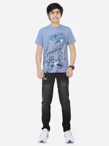 BAESD Boys Graphic Printed Air Cooled Memory Foam T-shirt