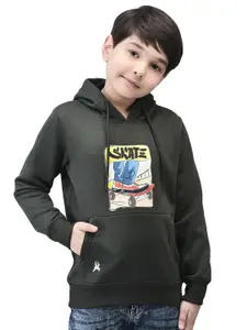 Trenz Boys Graphic Printed Hooded Sweatshirt