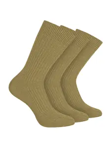 FOOTPRINTS Men Pack Of 3 Striped Calf Length Socks