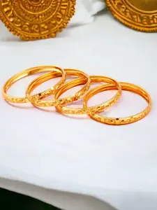 The Pari Set Of 4 Gold-Plated Bangles