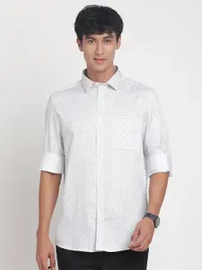 Turtle Standard Micro Ditsy Printed Pure Cotton Casual Shirt