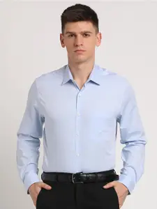 Turtle Standard Grid Tattersall Checked Cotton Formal Shirt