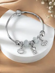 Peora Silver Plated Charm Bracelet
