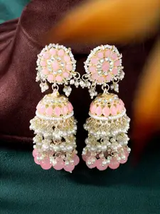 Peora Contemporary Jhumkas Earrings